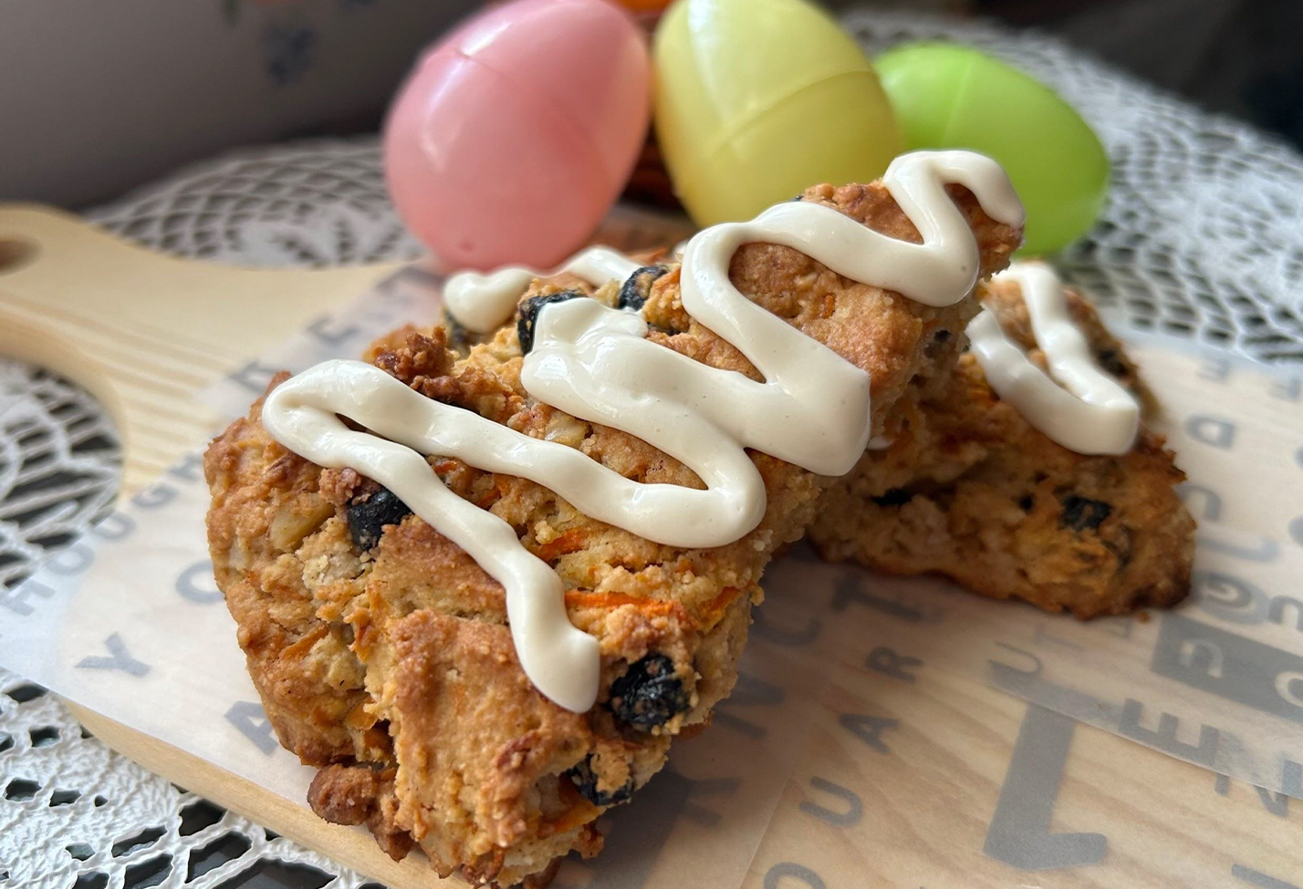 米粉のキャロットケーキスコーン