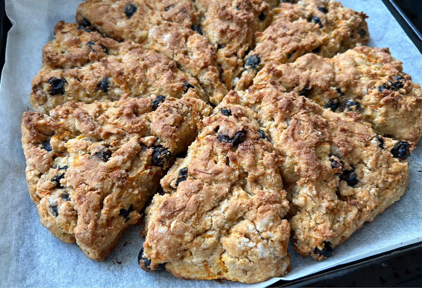 米粉のキャロットケーキスコーン