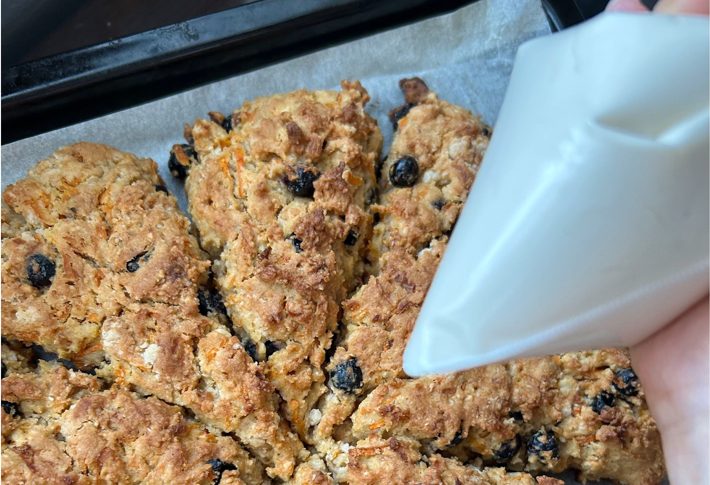 米粉のキャロットケーキスコーン