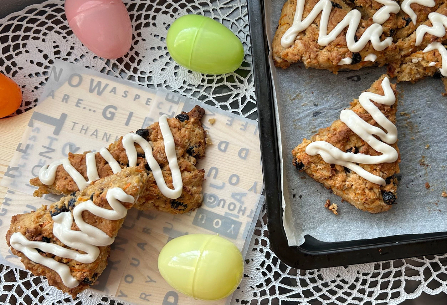 米粉のキャロットケーキスコーン